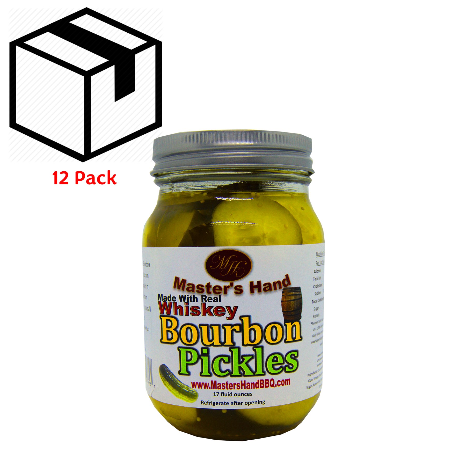 Bourbon Pickles 17oz